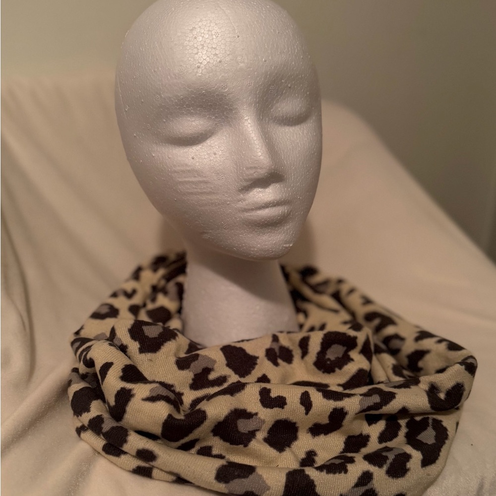 Leopard Print Infinity Scarf